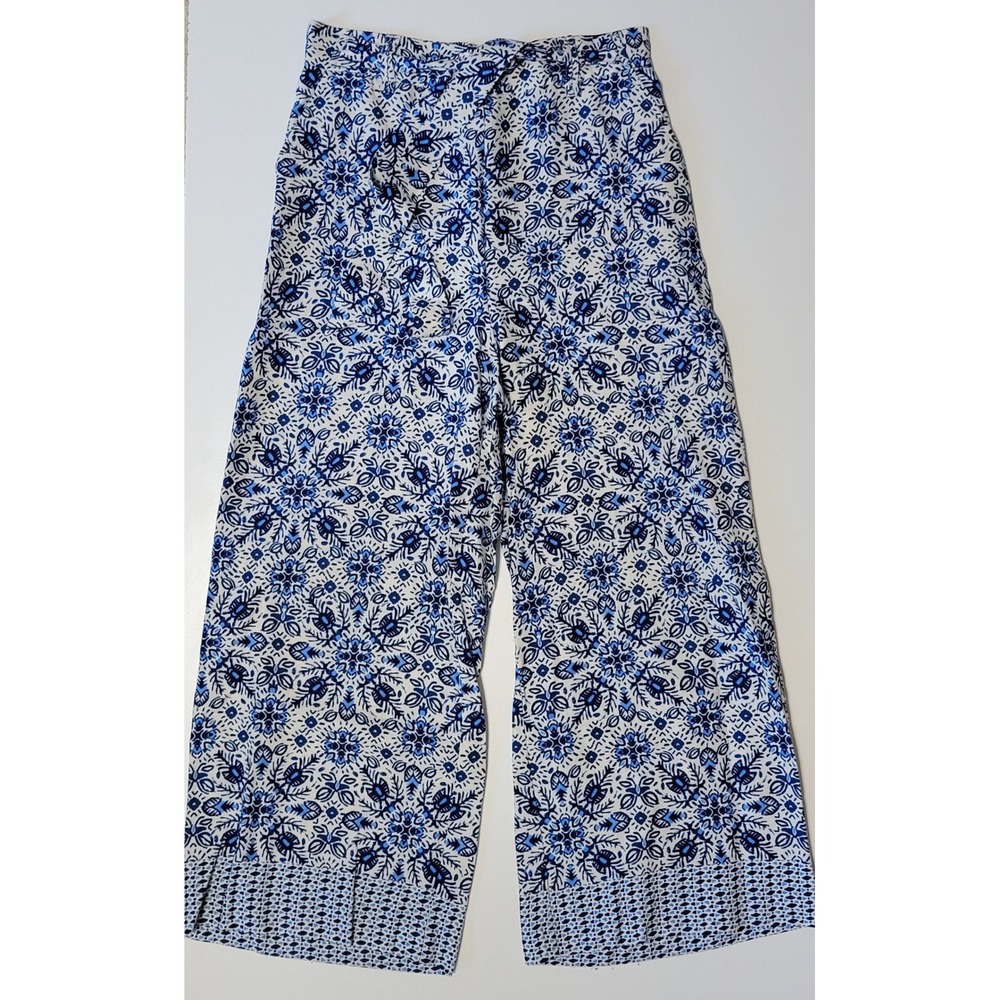 Joie Linen Blend Wide Leg Crop Pants